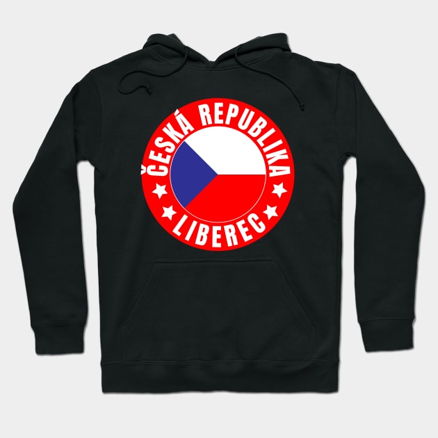 Liberec Ceska Republika Hoodie by footballomatic